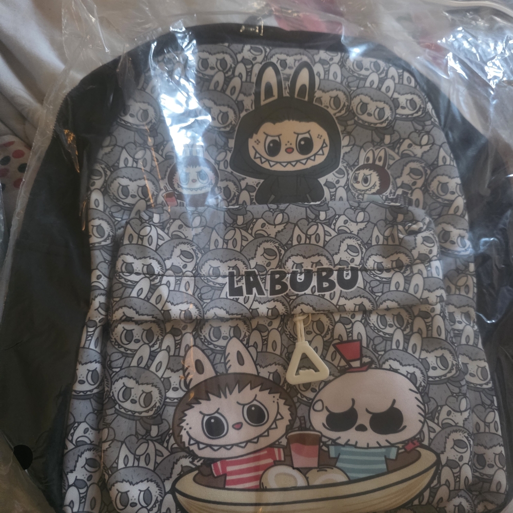 Black and Gray Women's Backpack